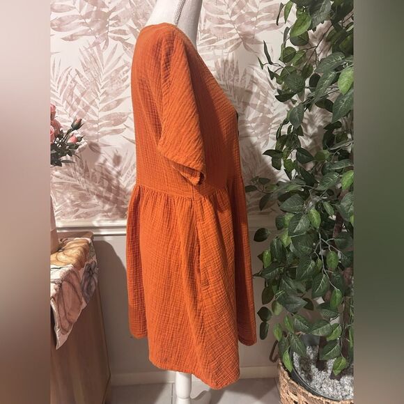 NWOT Madewell 100% Cotton Button-Front Mini Dress Size M - Picture 7 of 10